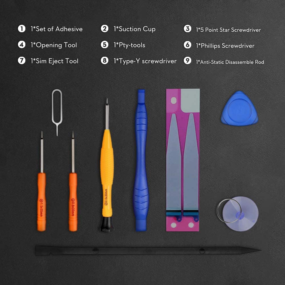 bokman for iPhone 7 Plus Battery Replacement, High Capacity Li-ion Polymer Battery 4100mAh with All Tool Kits and Adhesive Strips