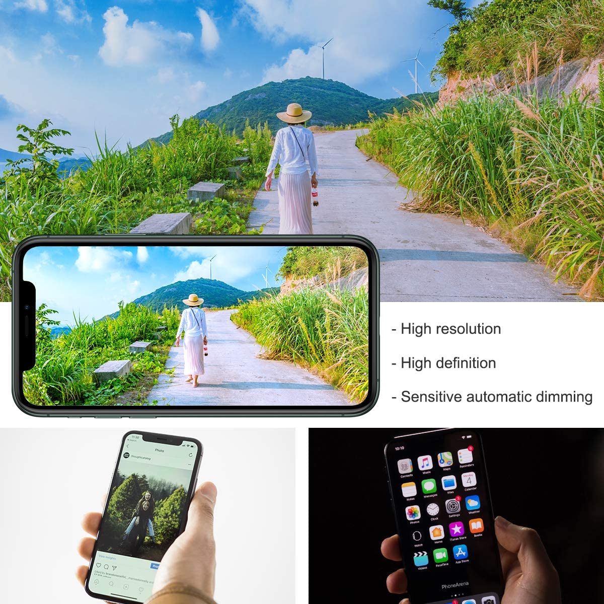 bokman for iPhone 11 Black LCD Screen Replacement Parts Display Assembly Front Panel