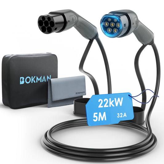 BOKMAN EV Charging Cable 22kW/5 meter