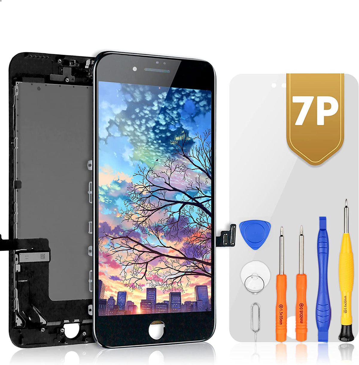 bokman for iPhone 7 Plus Black Screen Replacement Parts Display Assembly