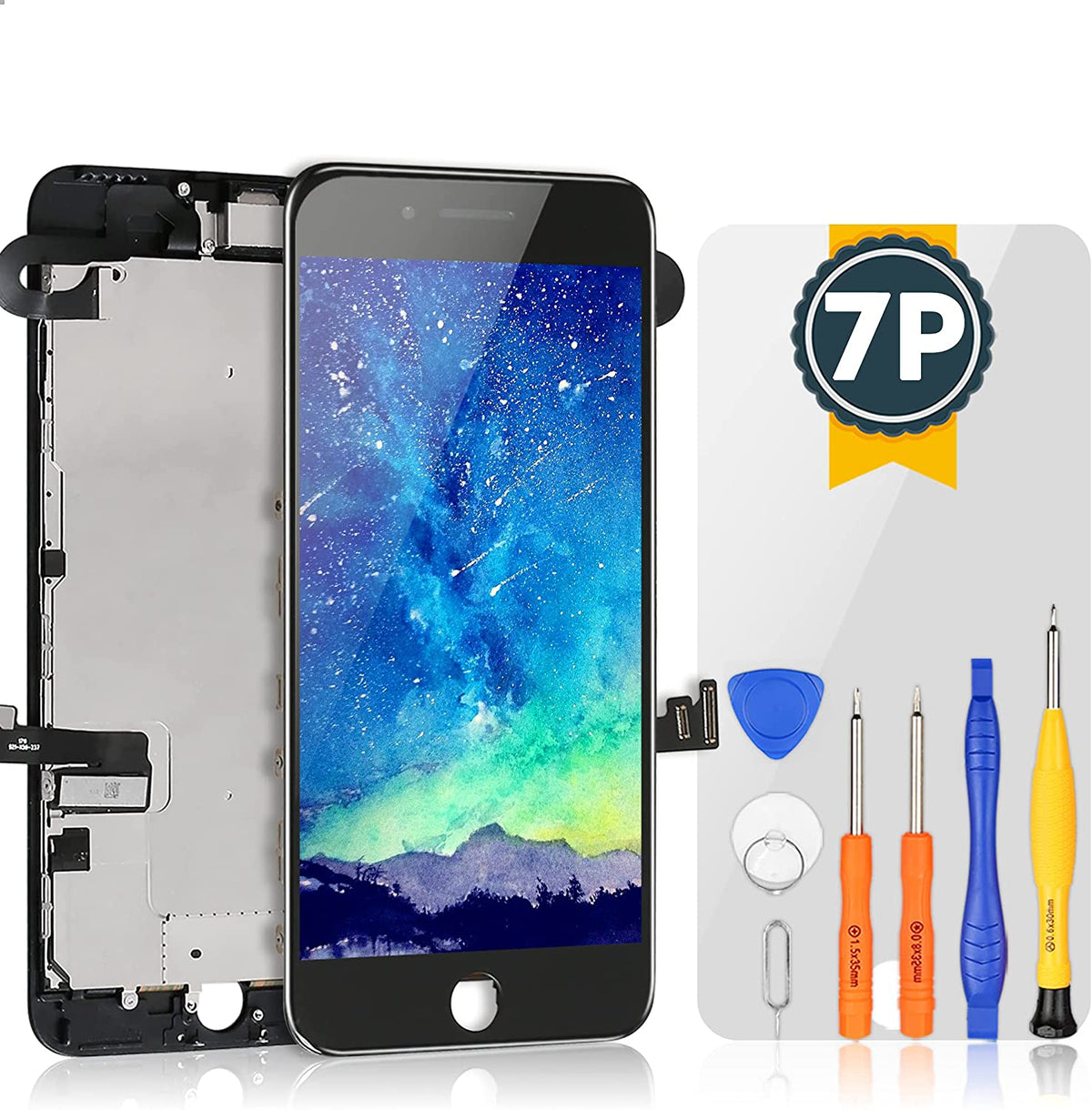 bokman for iPhone 7 Plus Black Screen Replacement Parts Full Display Assembly