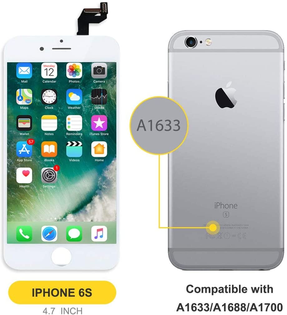 bokman for iPhone 6s White Screen Replacement Parts Display Assembly