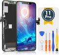 bokman for iPhone 11 Pro Black LCD Screen Replacement Parts Display Assembly Front Panel