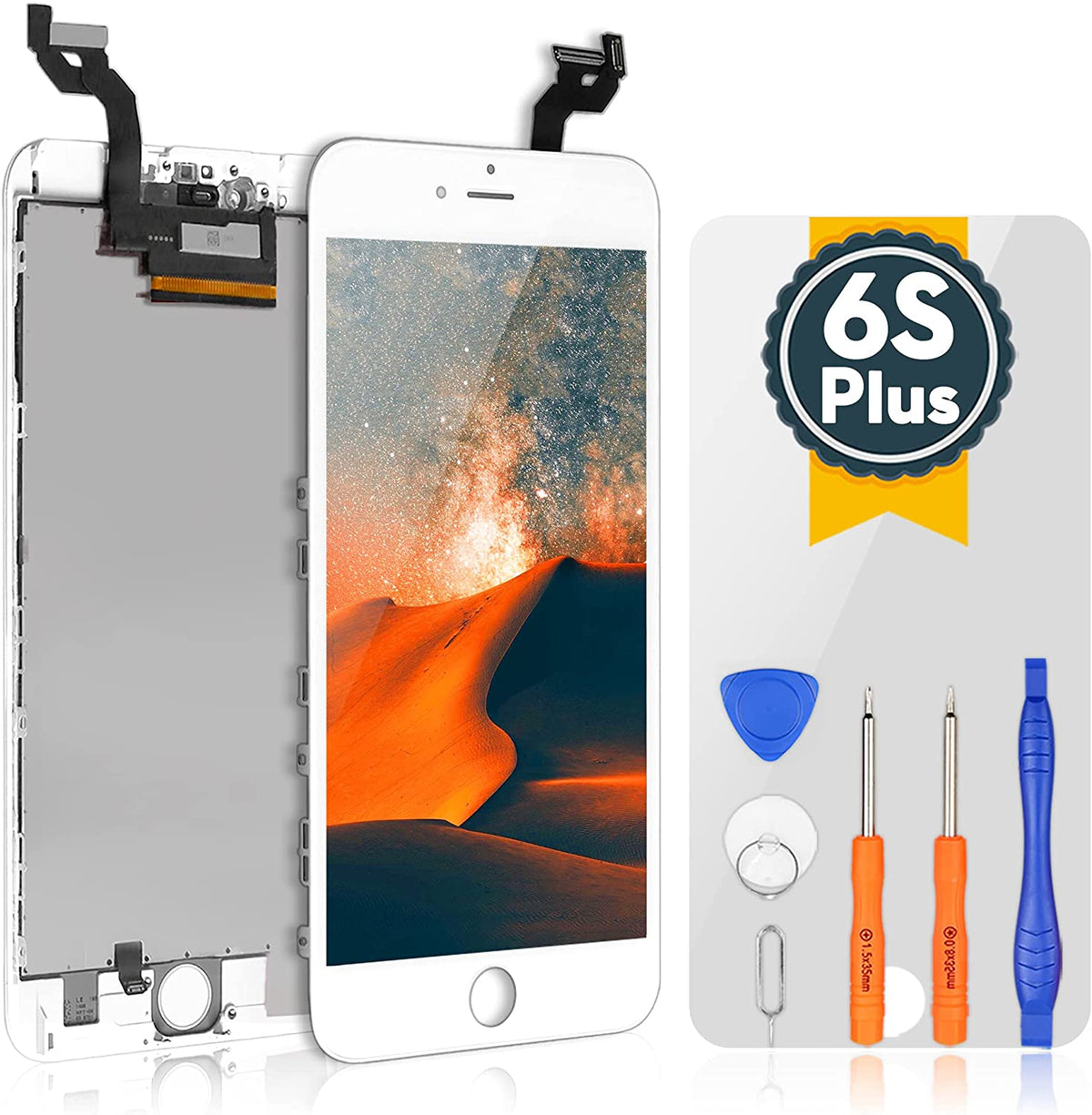 bokman for iPhone 6s Plus White Screen Replacement Parts Display Assembly