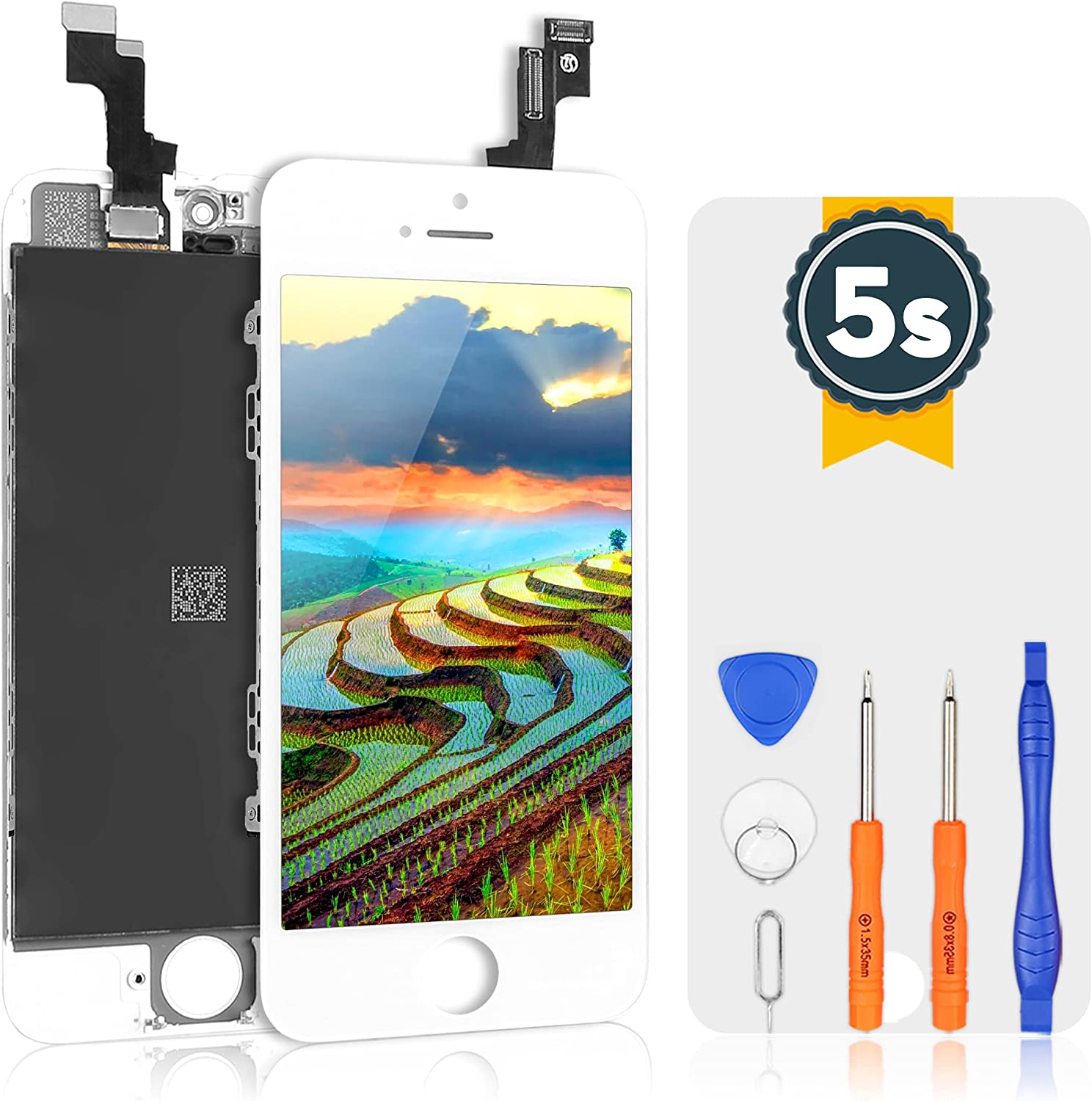 bokman for iPhone 5s/SE White Screen Replacement Parts Display Assembly