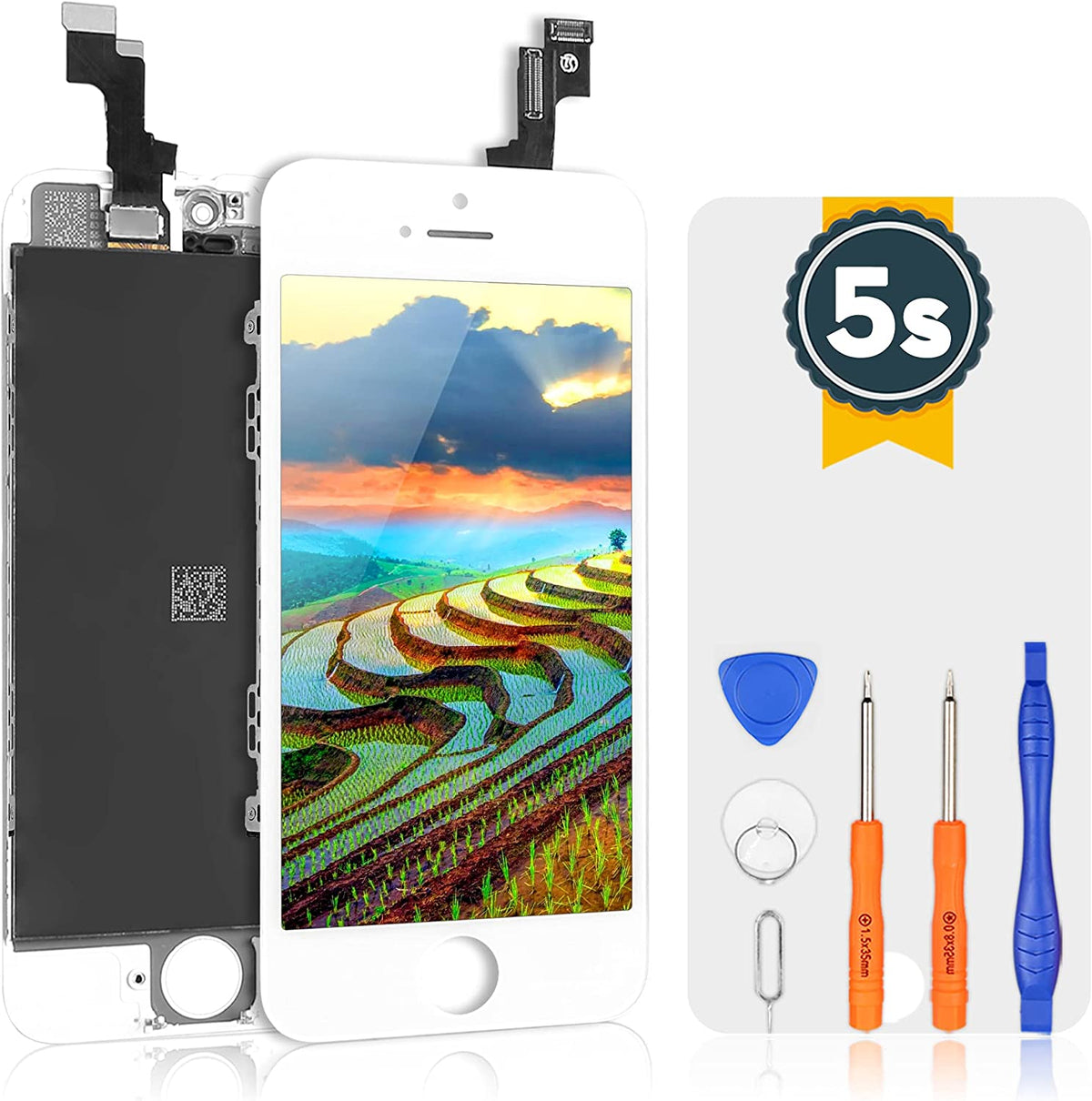 bokman for iPhone 5s/SE White Screen Replacement Parts Display Assembly