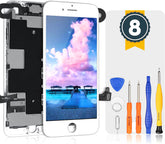 bokman for iPhone 8 White Screen Replacement Parts Full Display Assembly