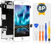 bokman for iPhone 8 Plus White Screen Replacement Parts Full Display Assembly