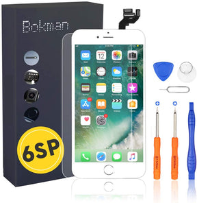 bokman for iPhone 6s Plus White Screen Replacement Parts Full Display Assembly