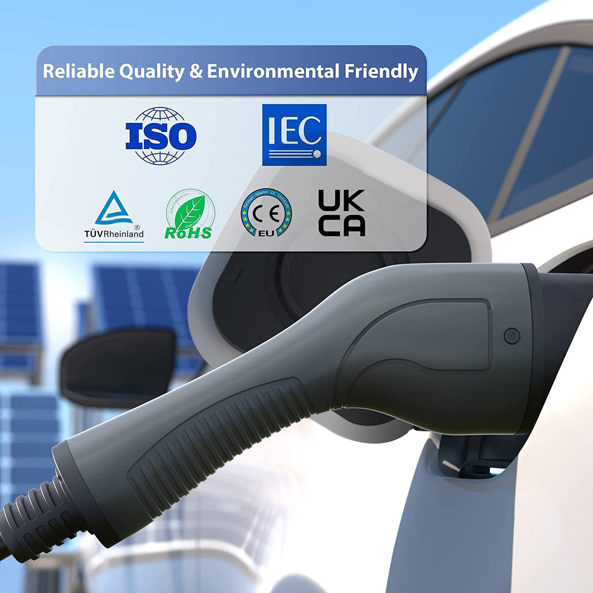 bokman EV Type 2 Charging Cable, Type 2 to Type 2 | 7.2kW | 32A | 5 Meters | Single Phase Electric Vehicle Charging Cable
