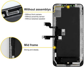 bokman for iPhone XS Max OLED Black Screen Replacement Parts Display Assembly Front Panel