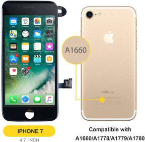 bokman for iPhone 7 Black Screen Replacement Parts Full Display Assembly