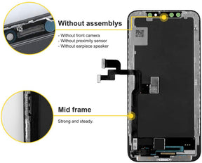 bokman for iPhone X Black OLED Screen Replacement Parts Display Assembly