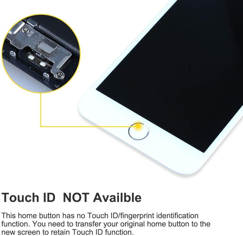 bokman for iPhone 6 Plus White Screen Replacement Parts Full Display Assembly