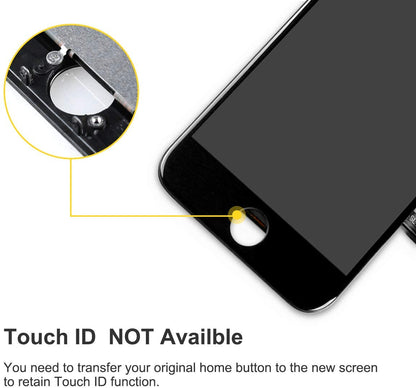 bokman for iPhone 8 Plus Black Screen Replacement Parts Full Display Assembly