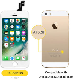 bokman for iPhone 5s/SE White Screen Replacement Parts Display Assembly