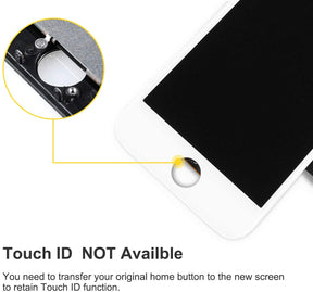 bokman for iPhone 8 Plus White Screen Replacement Parts Full Display Assembly