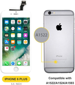 bokman for iPhone 6 Plus White Screen Replacement Parts Display Assembly
