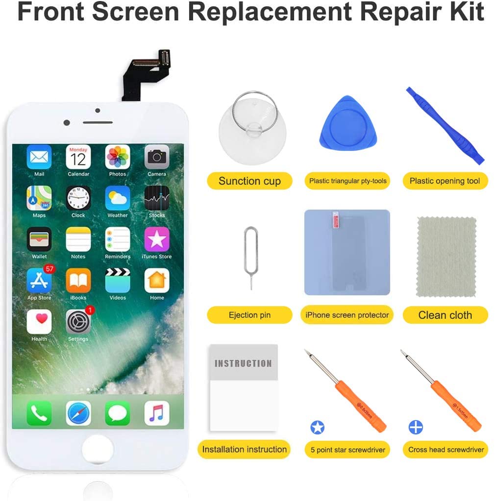 bokman for iPhone 6s White Screen Replacement Parts Display Assembly