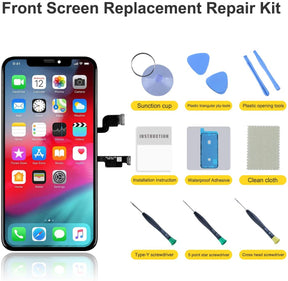 bokman for iPhone XS Max OLED Black Screen Replacement Parts Display Assembly Front Panel