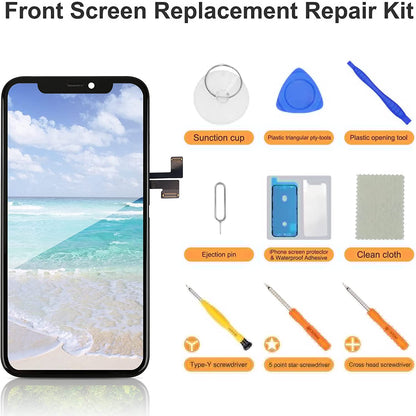 bokman for iPhone 11 Pro Max Black LCD Screen Replacement Parts Display Assembly Front Panel