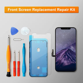 bokman for iPhone 12/12 Pro Black LCD Screen Replacement Parts Display Assembly Front Panel