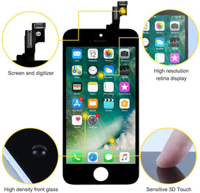 bokman for iPhone 5s/SE Black Screen Replacement Parts Display Assembly