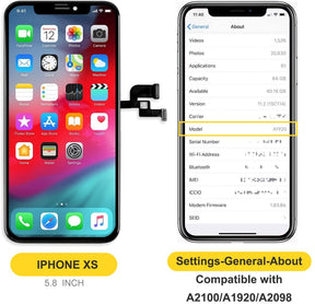 bokman for iPhone XS Black OLED Screen Replacement Parts Display Assembly