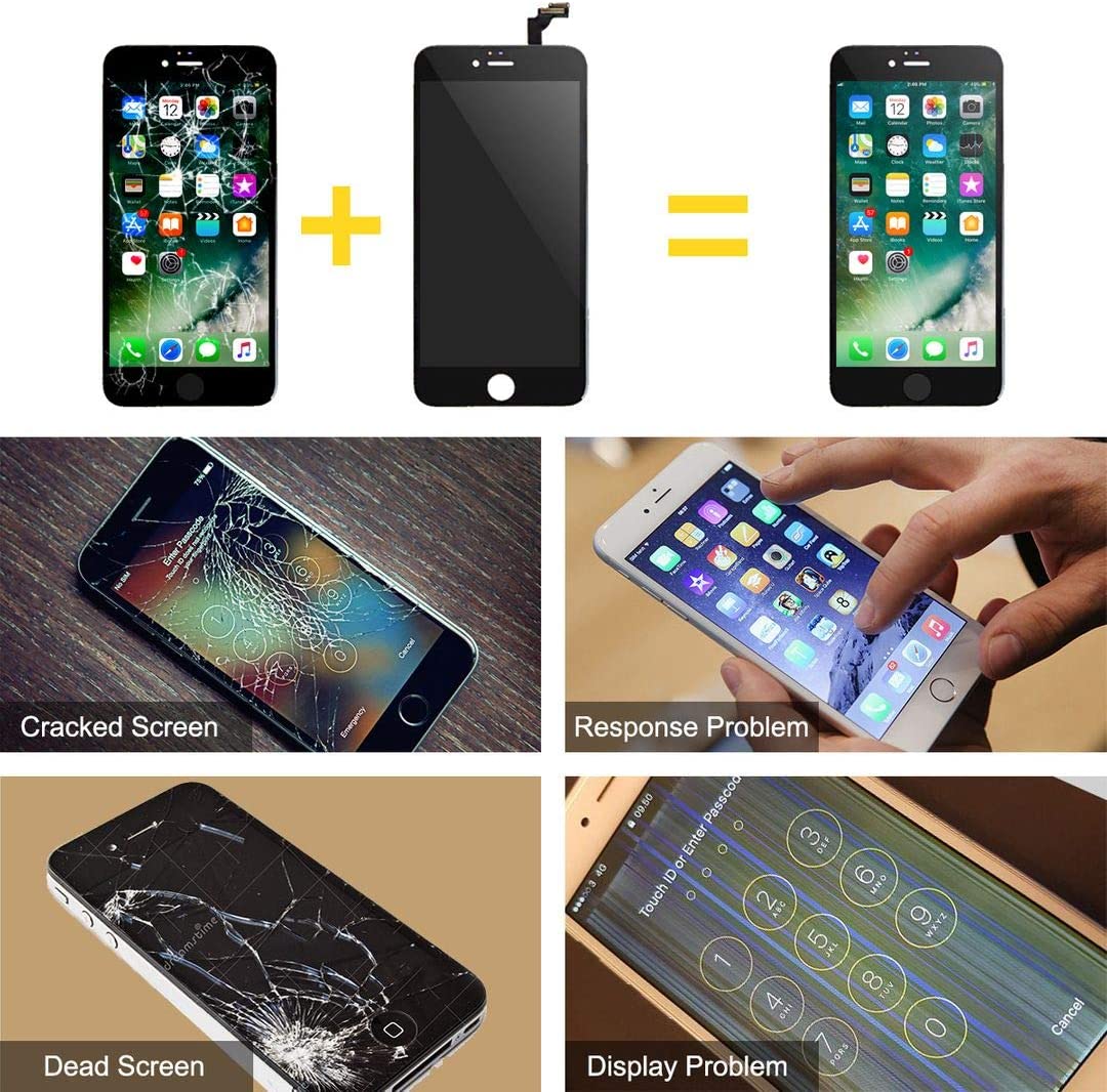 bokman for iPhone 6s Black Screen Replacement Parts Display Assembly