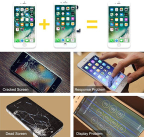 bokman for iPhone 7 Plus White Screen Replacement Parts Full Display Assembly