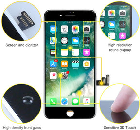 bokman for iPhone 8 Plus Black Screen Replacement Parts Display Assembly