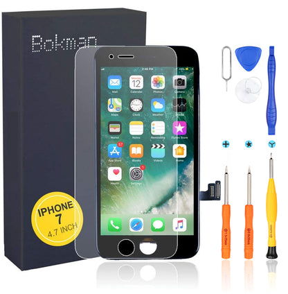 bokman for iPhone 7 Black Screen Replacement Parts Display Assembly
