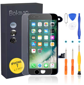 bokman for iPhone 7 Black Screen Replacement Parts Full Display Assembly