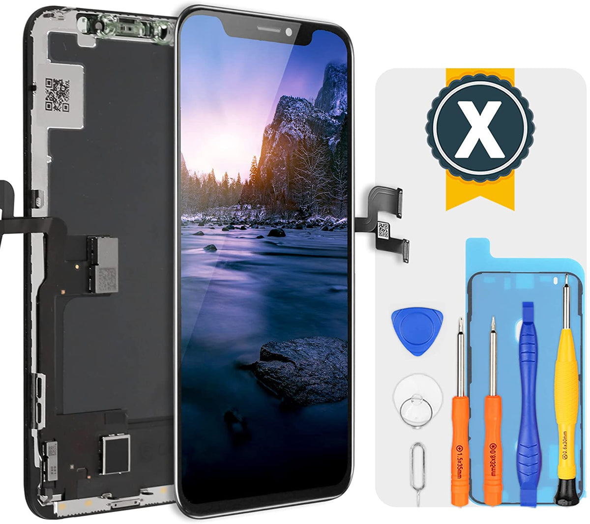 bokman for iPhone X Black OLED Screen Replacement Parts Display Assembly