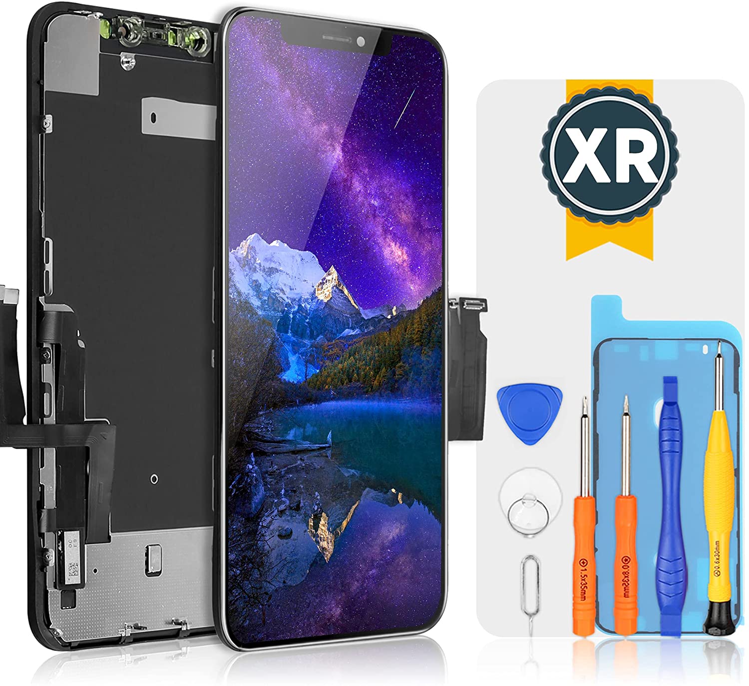 bokman for iPhone XR Black LCD Screen Replacement Parts Display Assembly